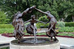 38B Three Dancing Maidens Fountain by German Sculptor Walter Schott In The French North Conservatory Garden In Central Park East 105 St.jpg